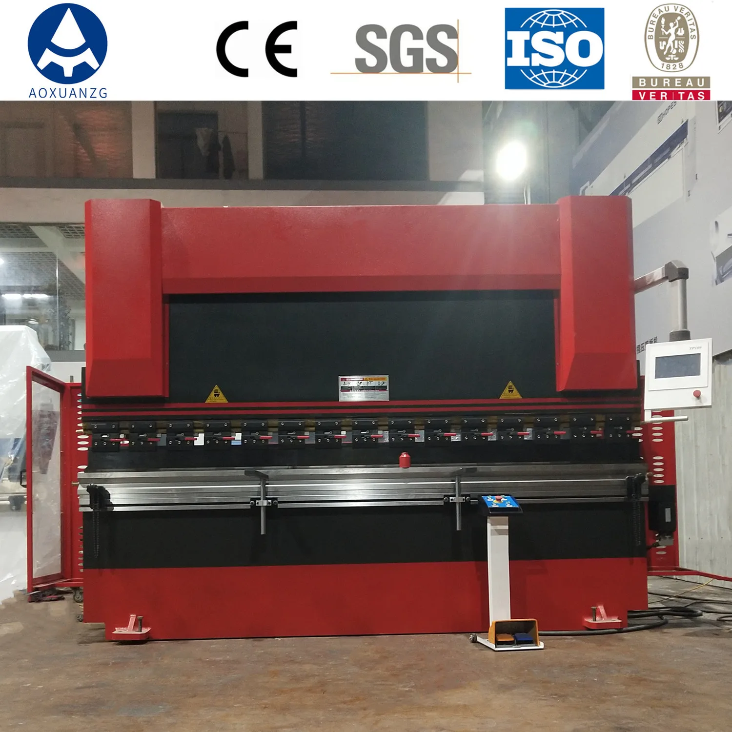 TP10s листовая сталь алюминий CNC гидравлический листогибочный пресс с гибочным
