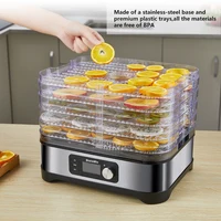 BioloMix BPA FREE 5 Trays Food Dryer Dehydrator with Digital Timer and Temperature Control for Fruit Vegetable Meat Beef Jerky 2