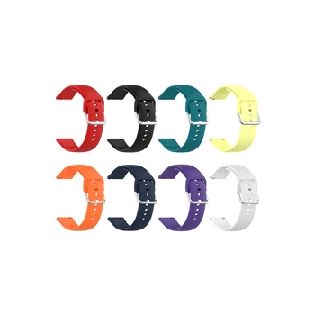 

New Universal 22mm Silicone Wrist Watch Replacement Strap Band For Pebble Time Huawei Samsung Huami Fossil Gen Asus Smart Watch