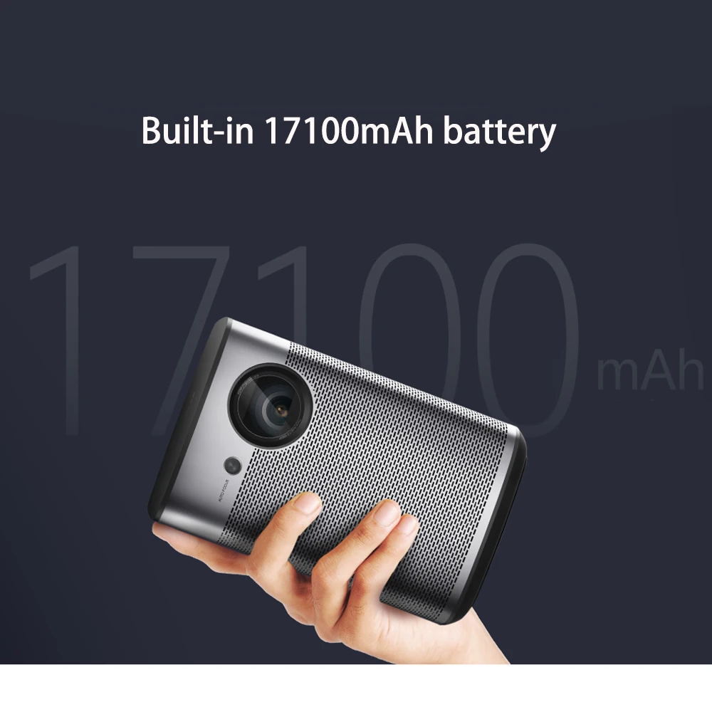 XGIMI Halo DLP мини проектор Android 9 0 Wifi Портативный Поддержка 4K 3D домашний кинотеатр с