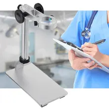 Регулируемый цифровой держатель микроскопа подставка ручной держатель из алюминиевого сплава Кронштейн Органайзер оптические инструменты аксессуары