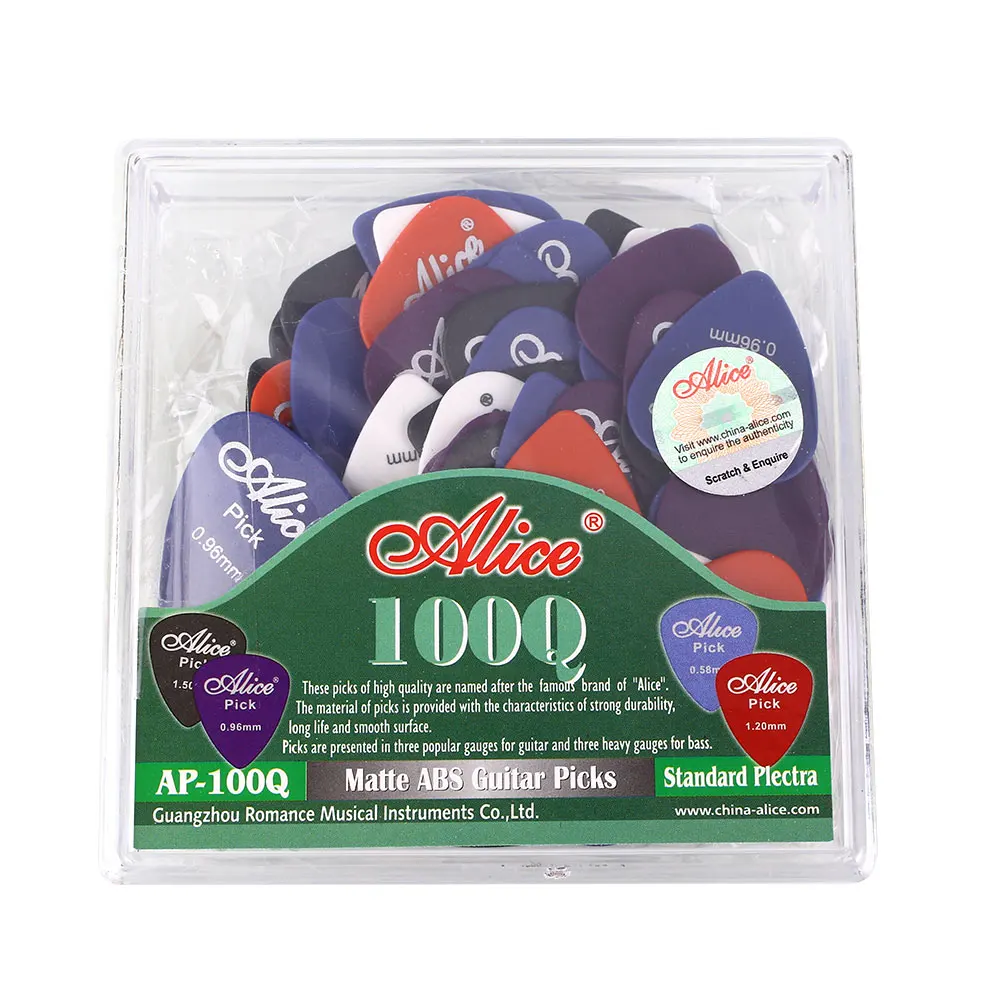 Гитара палочки Коробка ABS многоцветный Plectrum 100 шт./кор. Plectrum Электрические Музыкальные инструменты аксессуары Музыка