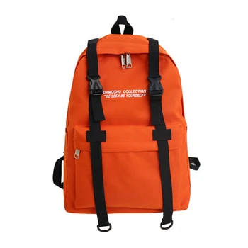 

Fashion Trend Personality Street Hip Hop High School Student Oxford Cloth Waterproof Backpack Simple Fashion Laptop Backpack