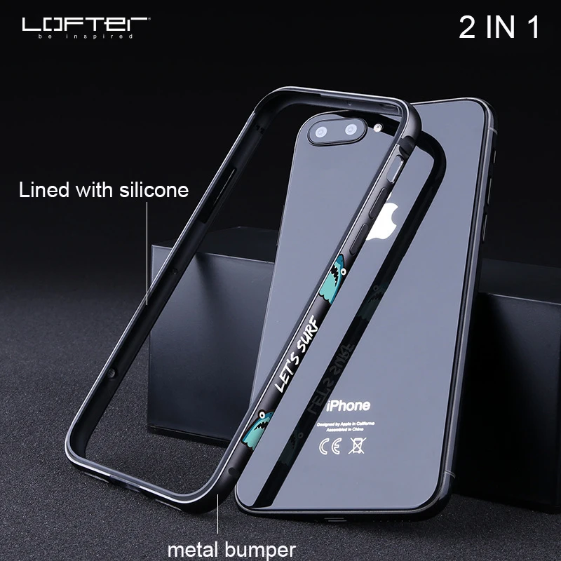 Металлический бампер для телефона с акулой для iPhone XR, чехол для телефона s для iPhone XS Max, чехол с мультяшным рисунком, алюминиевая силиконовая рамка, чехол