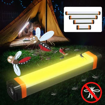 

2W/3.5W/5.5W/7.5W USB Rechargeable Camping Light Mosquito Repellent LED Tent Light Mosquito Bulb Bivvy Lamp Torch 3 Modes