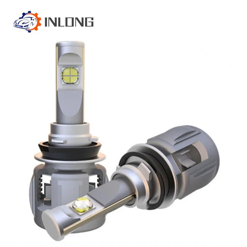 INLONG 2 шт. H4 H7 светодиодный лампы H11 H1 9005 9006 зэс чипсы 80 Вт 9600LM 6000 К автомобиля светодиодный авто фары противотуманные