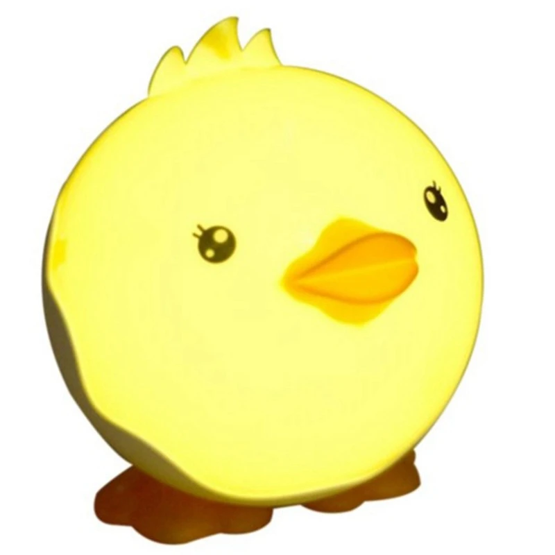 

Charging Lovely Little Duck Portable Led Lamp Smart Contact Sensor Usb Baby Mini Night Light Mood Home Decor