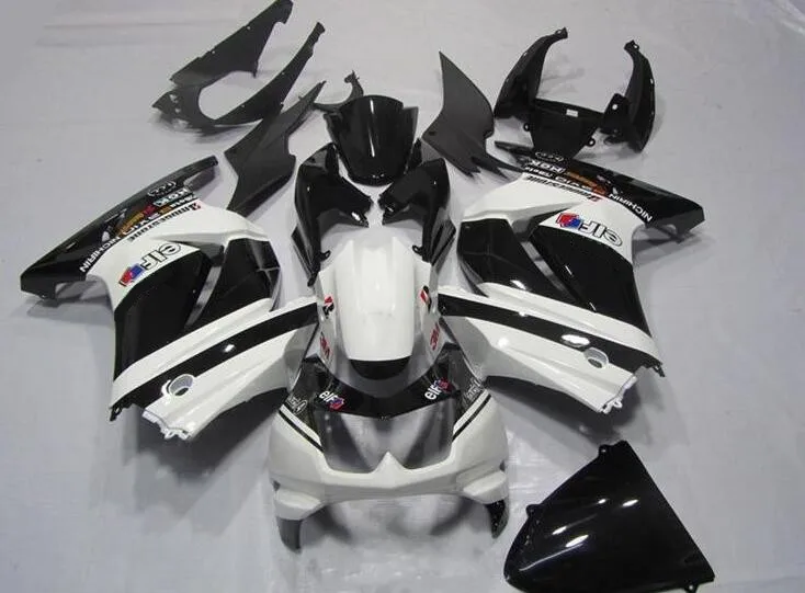 ABS обтекатель комплект для Kawasaki Ninja 250 EX250 ZXR250 2008- 08 09 10 11 12 13 14 Обтекатели(литье под давлением) черный белый