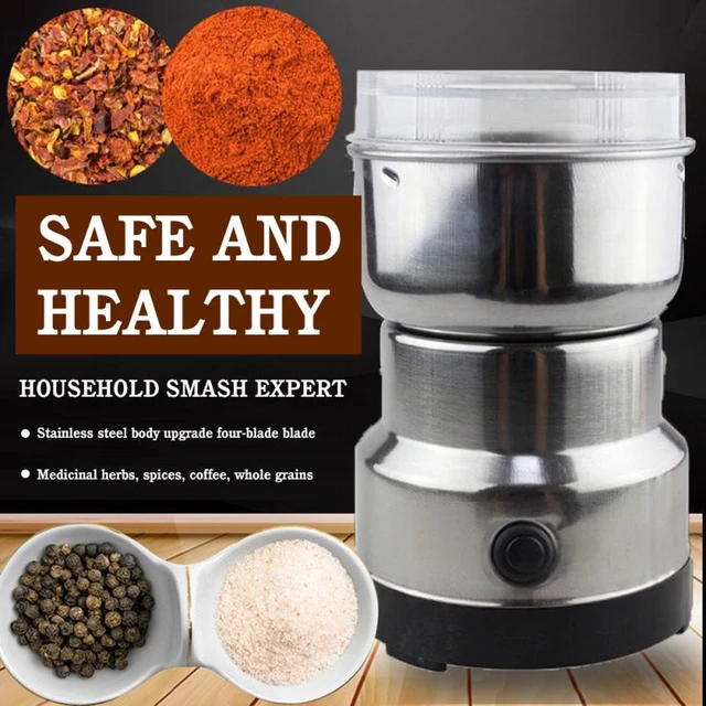 Mini Electric Coffee Grinder Kitchen Cereals Nuts Beans Spices Grains  Grinder Machine Multifunctional Home Coffee Grinder - Electric Grinders -  AliExpress