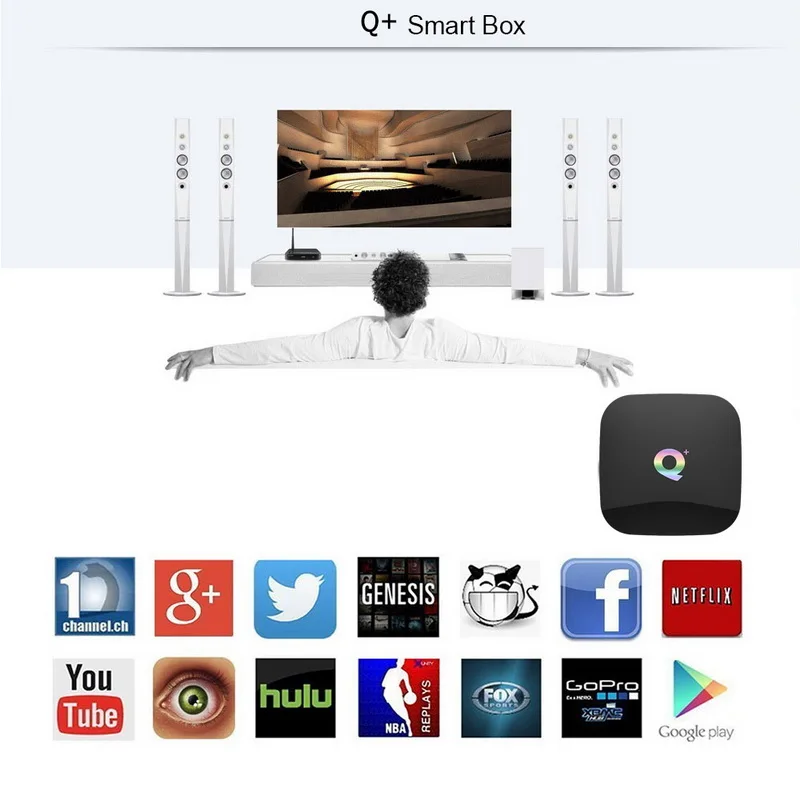 ТВ приставка Android 9,0 Q Plus 4 Гб 64 Гб Allwinner H6 4 ГБ 32 ГБ 1080P H.265 6K HD медиаплеер 2,4G Wifi Беспроводная приставка