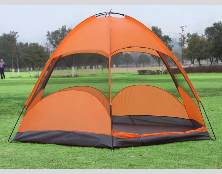 Mongolian Yurt Tent Fishing Mosquito Net Picnic Family Outdoor Camp Summer Beach Camping Tent 5 Person Waterproof (10)