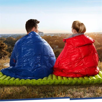 

Ultra Lightweight Down Sleeping Bag Outdoor Envelope Bag Backpacking Mountaineering Camping Sleeping Bags