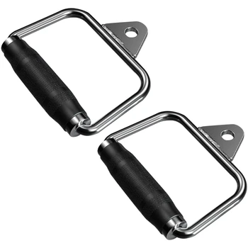 

Solid g Handle Grips with Heavy Duty Carabiners Compatible for Home Gym Cable Fitness Excise Machines