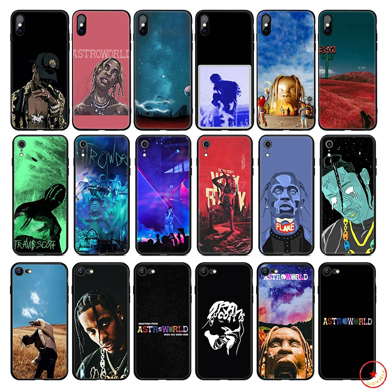 Мягкий силиконовый чехол с изображением Трэвиса Скотта Astroworld для телефона iPhone 11