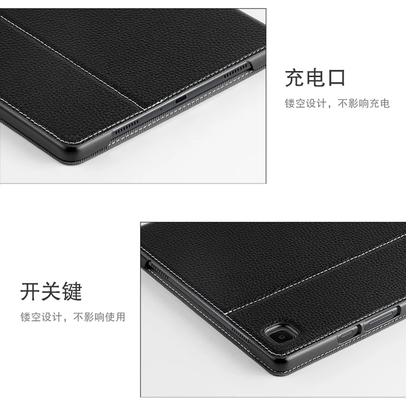 Чехол из воловьей кожи для Samsung Galaxy Tab A7 10 4 2020 SM T500 T505 &quot защитный чехол планшета