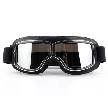 

Motorcycle Retro Goggles Motorcross Scooter ATV Aviator Pilot Helmet Glasses Scooter Glasses UV Protection For Bike Motor Sungla