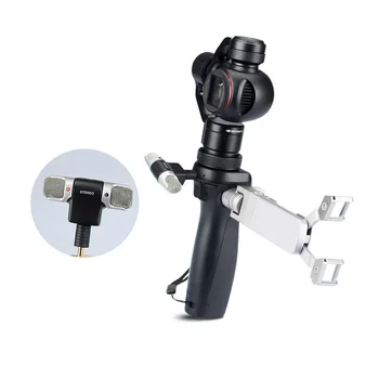 

Professional Stereo External Microphone Dual Wireless Mic Recording with Very Low Noise for Osmo Handheld Gimbal Camera