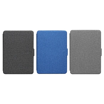

Cloth Texture Smart Case for Kindle Paperwhite 10Th 2019 PU Leather Case Hard Cover