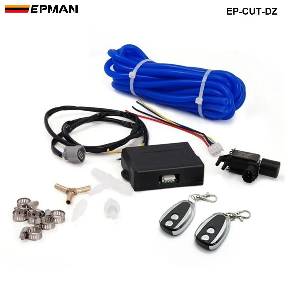 Válvula de Controle Conjunto com Atuador Fechado com Controle Remoto sem Fio Escape Impulso Recorte Tubo Conjunto Ep-cut76-cl-boost-bz 3 76mm 5 Silenciadores