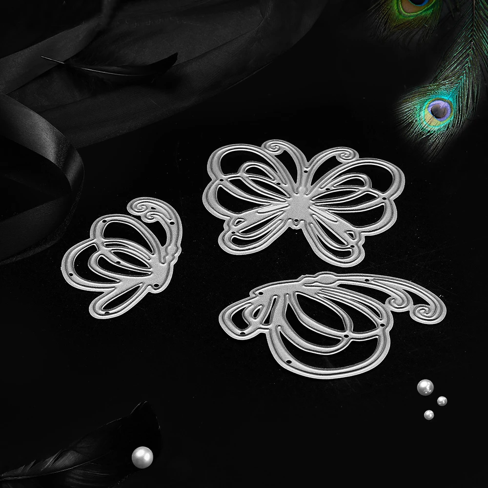 3 шт. бабочки штампы металлические Вырубные Скрапбукинг карты изготовление