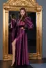 Grape Bridal Robes Belt Long Bathrobe Women Lingerie Nightgown Pajamas Sleepwear Women's Luxury Gowns Housecoat Nightwear ► Photo 2/5
