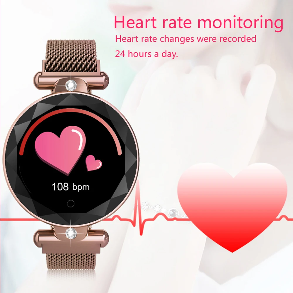 S886 умный браслет модные женские часы монитор сердечного ритма фитнес-трекер Bluetooth спортивные часы умный Браслет VS H1 H2