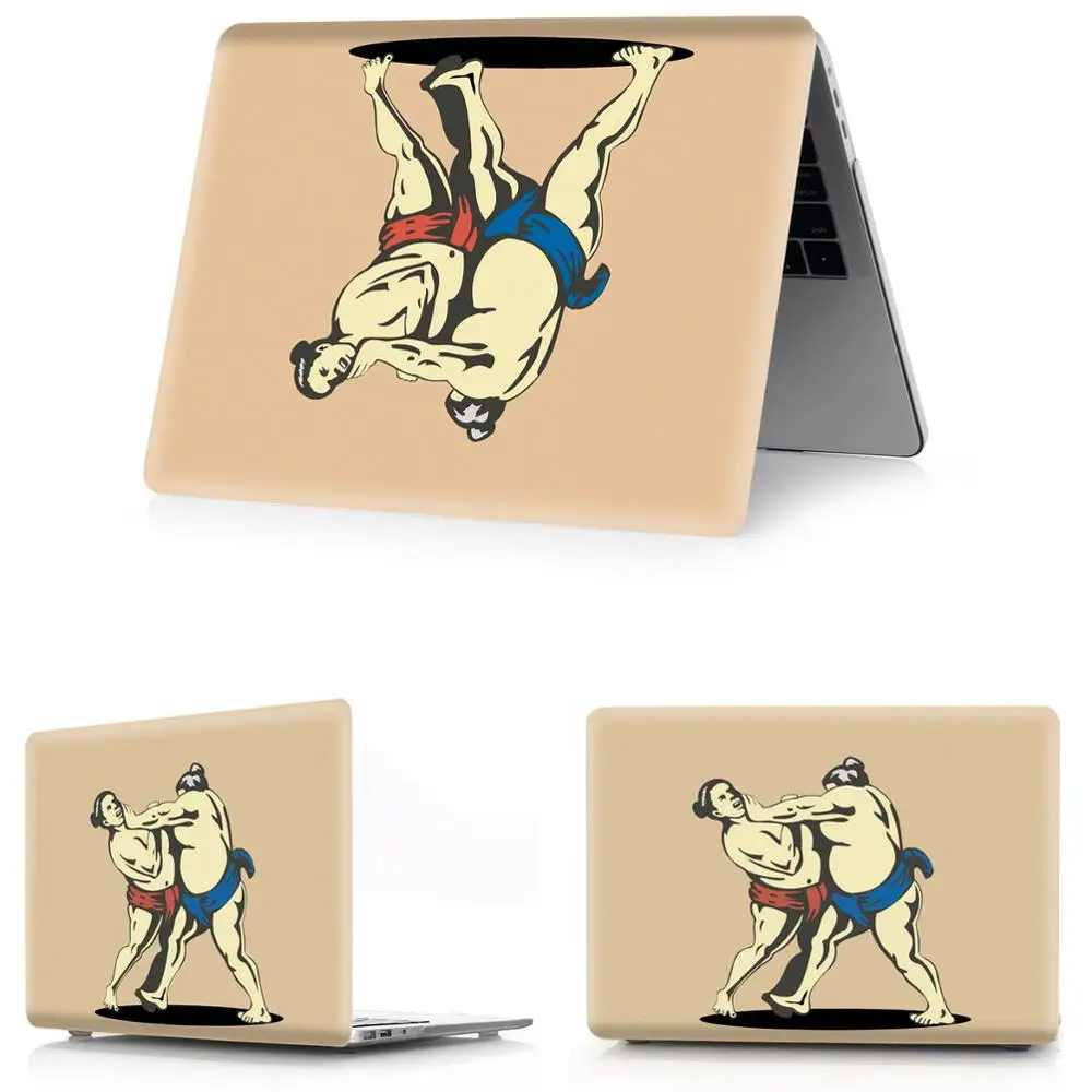 xiang-pu-xuan-shou Новинка чехол для ноутбука Sumo с принтом для MacBook Air Pro retina 11 12 13 15 Pro 13,3 15,4 дюймов с сенсорной панелью+ чехол для клавиатуры - Цвет: xiang-pu-xuan-shou