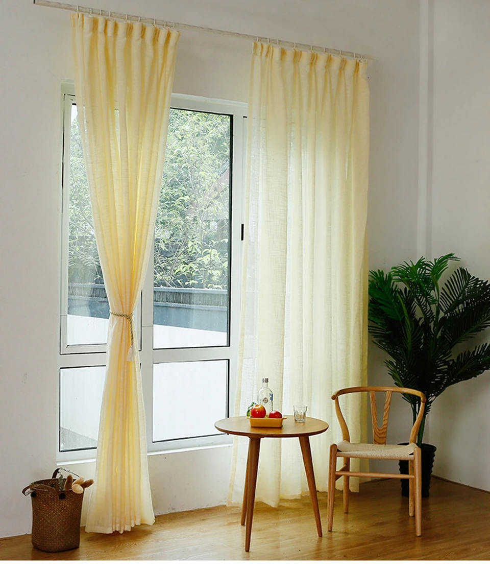 ZISIZ Современные японские тюлевые шторы для гостиной спальни занавески для тюльпанов оконные занавески прозрачные Дверные Шторы