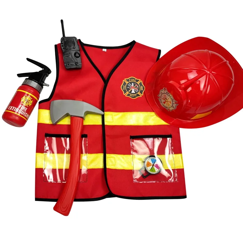 Cosplay&ware Umorden Kids Firefighter Cosplay Little Fireman Costume Uniform For Boy Child Halloween Carnival Party Costumes Boys -Zentai shop online H8459cfc885cf4df882ec68831da541056.jpg