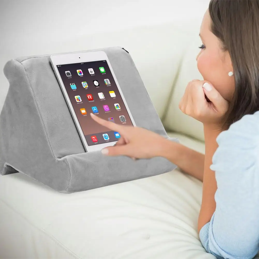 

Portable Folding Tablet Holder for Samsung galaxy tab s5e S6 LITE A 10.1 S7 Pillow Pad Multi-angle Flat Mount Mobile Phone Stand