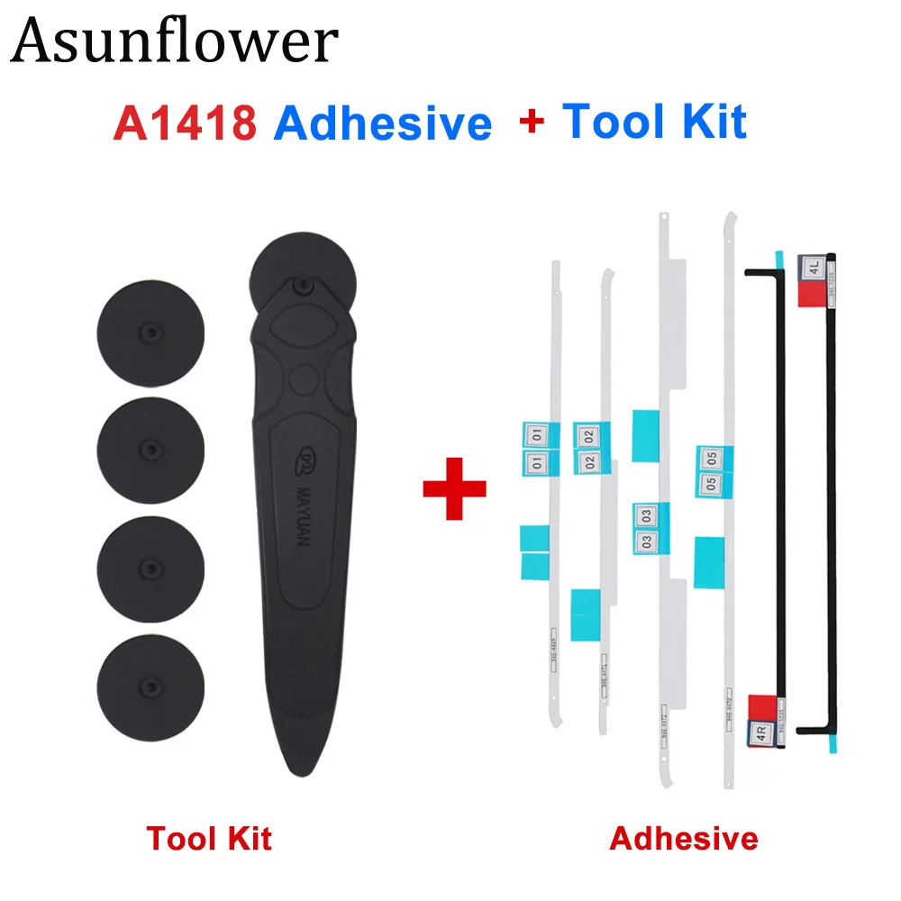 

Asunflower LCD Adhesive Strips Tape Opening Tools Kit Opening Wheel For iMac A1418 A1419 Screen Display Stickers Adhesive Glue