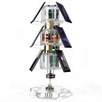 

Stark DIY Tree Type Vertical Solar Maglev Motor Science Motor Model Toy