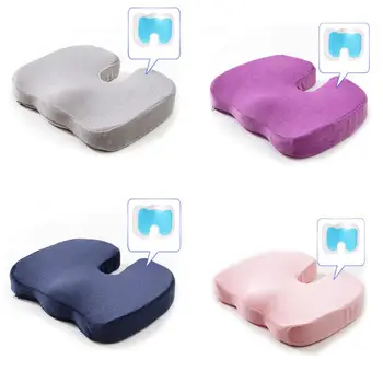 

Gel Enhanced Seat Cushion - Non-Slip Orthopedic Gel & Memory Foam Cushion for Office Chair Car Seat Cushion