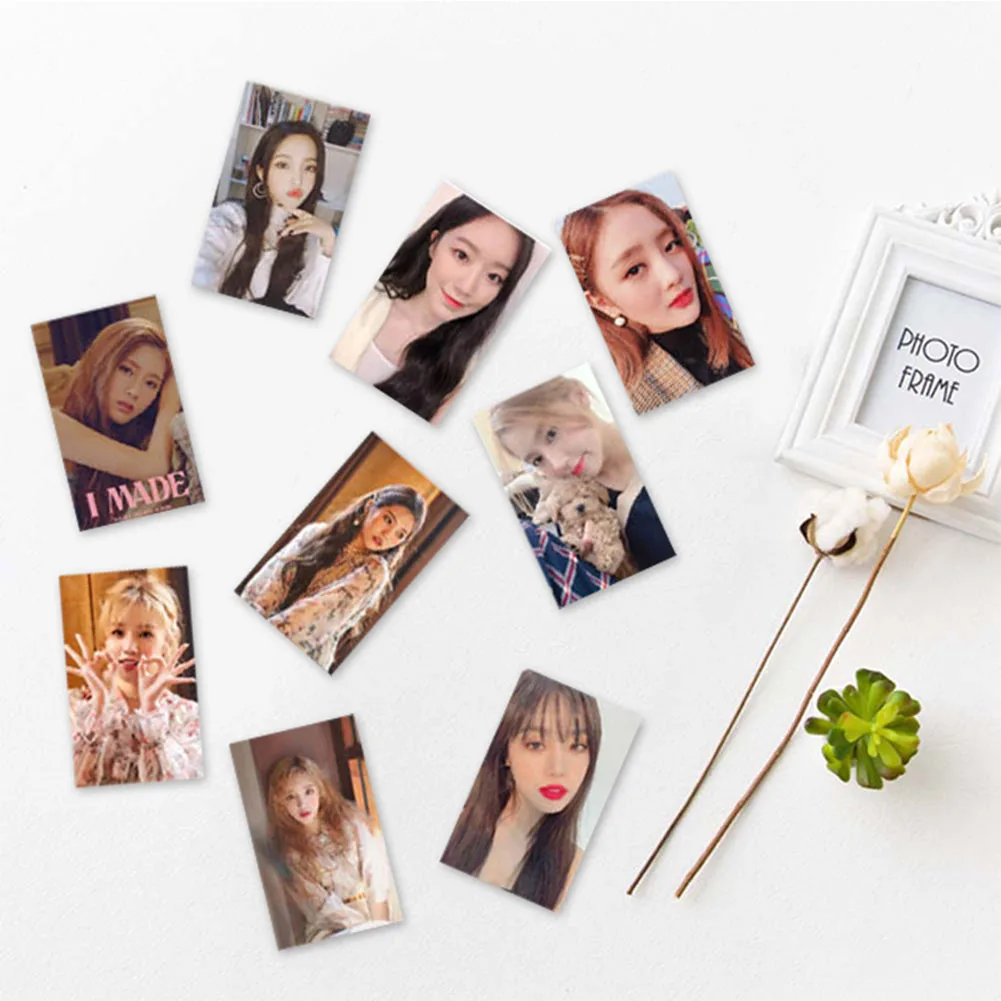 30 шт./компл. GIDLE BLACKPINK Group LOMO открытки поздравительные фото карты Модный фотоальбом вентиляторы подарки