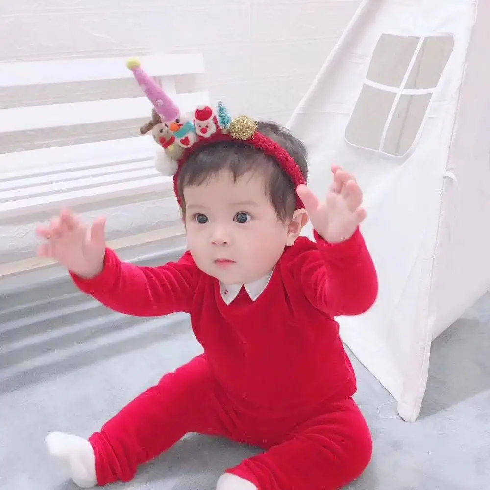 BP/комплект одежды из красного бархата для малышей; одежда для малышей; бренд вишни
