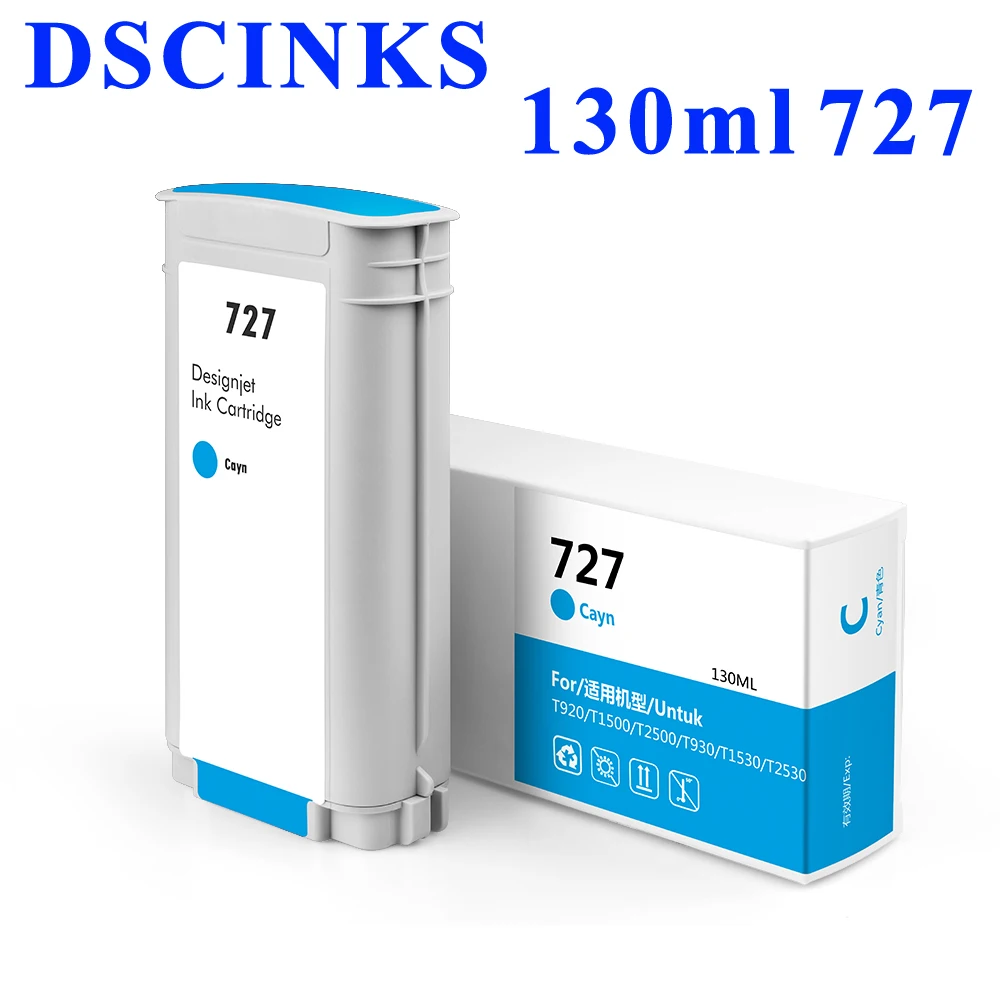HP DesignJet 727 īƮ  ũ īƮ, HP DesignJet T920 T1500 T2500 T930 T1530 T2530 Ϳ 727  ũ, 130ml