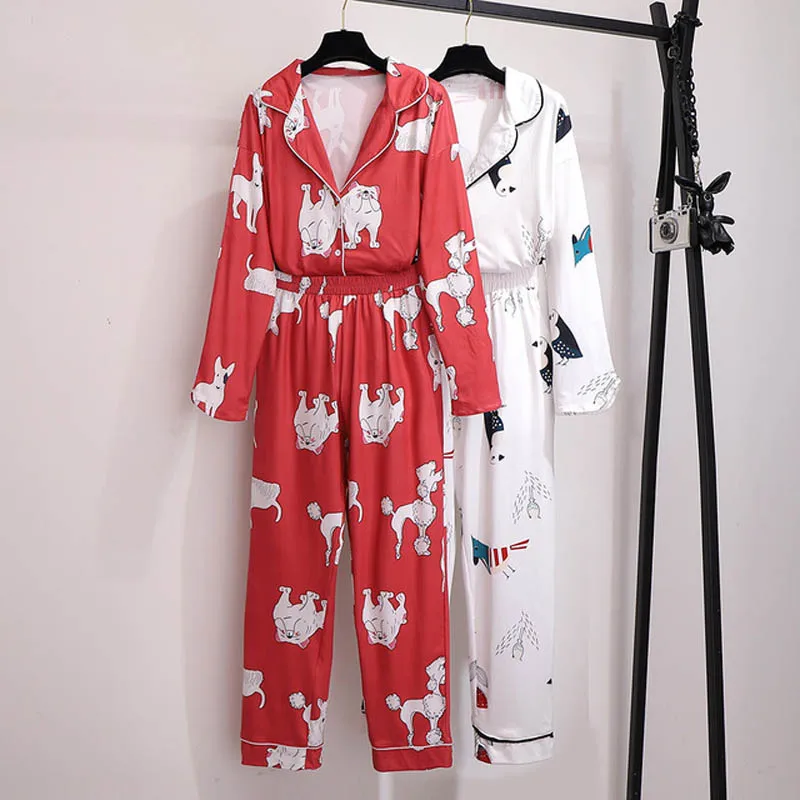 Осенне-зимний пижамный комплект для женщин; большие размеры; Обхват ...