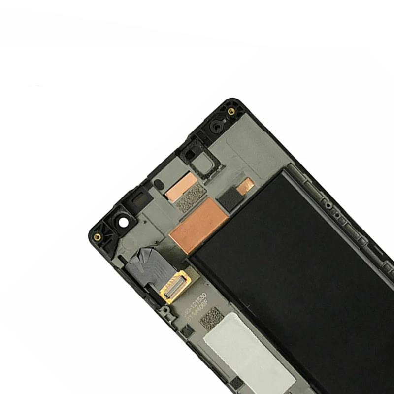 Тесты чехол с подставкой и отделениями для карт для Nokia Lumia 730 735 RM-1038 RM-1039 RM-1040 ЖК-дисплей Дисплей кодирующий преобразователь сенсорного экрана в сборе с рамкой Замена ЖК-дисплей