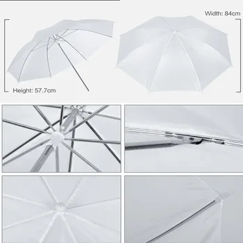 2Mx3M/6.5ftx9.8ft Background Support System 20W 5500K Photo Studio Set Podcast Equipment Photography Accessories Tools Complete 5