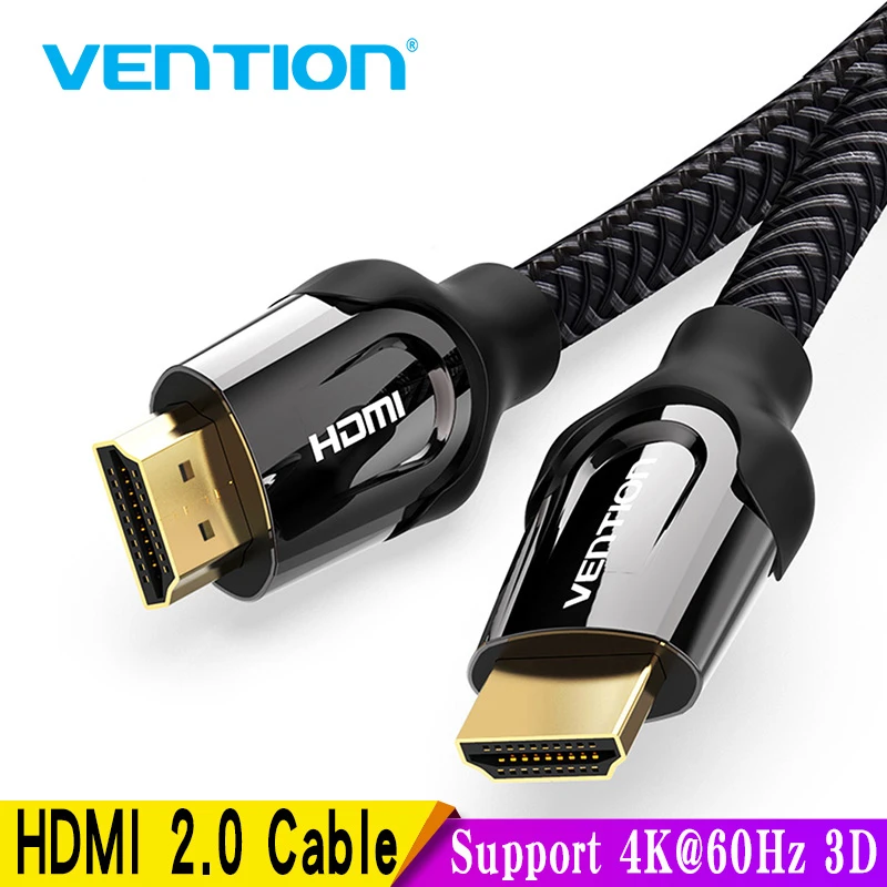 Vention HDMI Cable 4K HDMI to HDMI 2.0 Cable Cord for PS4 Apple TV 4K  Splitter Switch Box Extender 60Hz Video Cabo Cable HDMI 3m|HDMI Cables| -  AliExpress