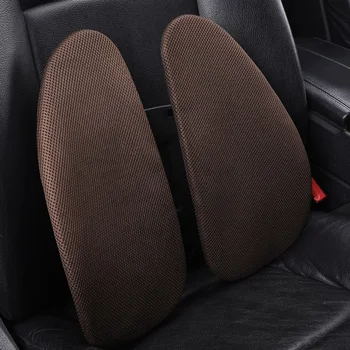 

Breathable Adjustable Height Lumbar Support Cushion Comfortable For Car Seat Universal Home Office Chair Sofa Travel Pain Relief