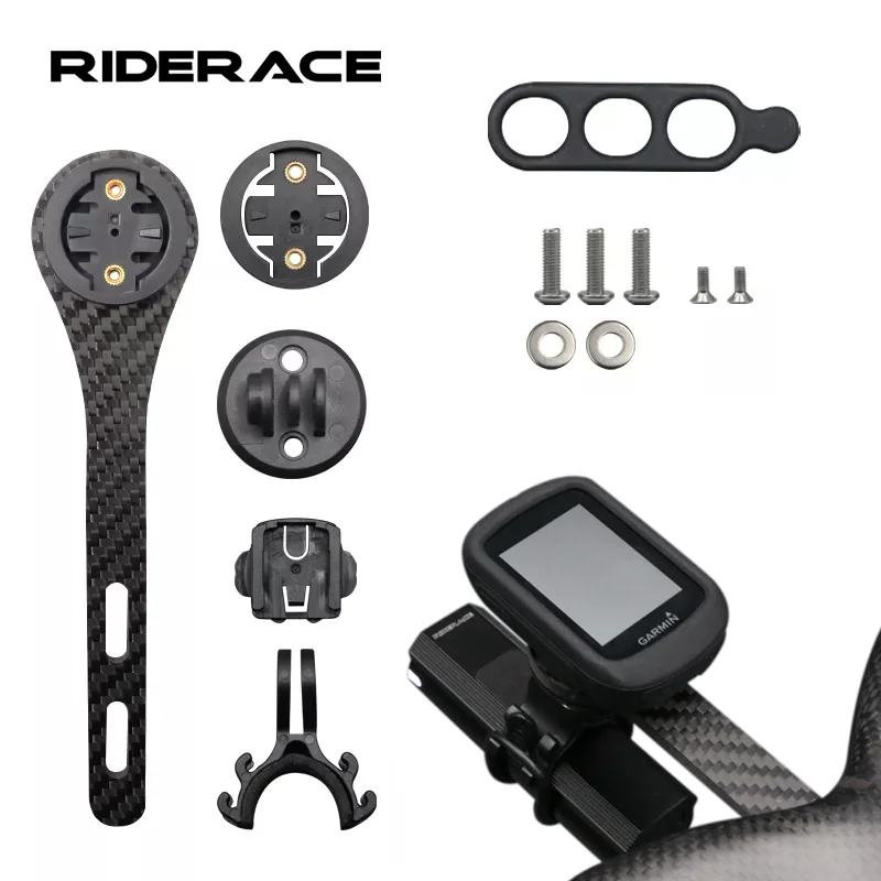 Bicycle Computer Holder Carbon Fiber Road Bike Gps Mount Cycling