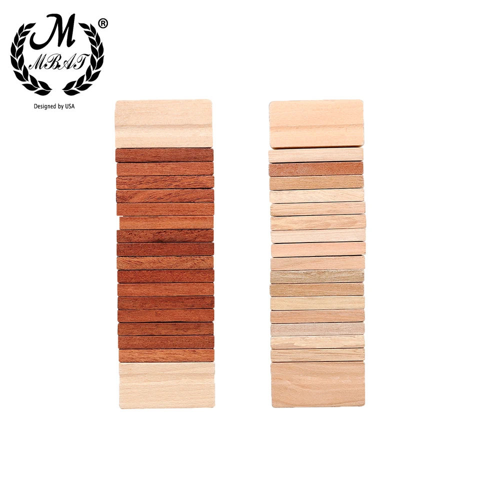 

M MBAT Orff Musical Instrument Wooden Tooth-Wood Sounder ,Castanets Percussion Instrument Baby Early Education Musical Toys