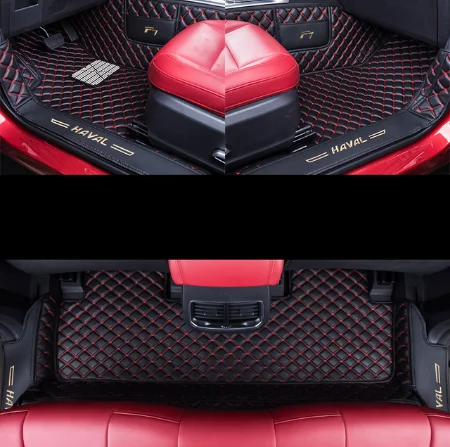 Проводные кожаные автомобильные коврики для maval F7 аксессуары для интерьера - Цвет: 8