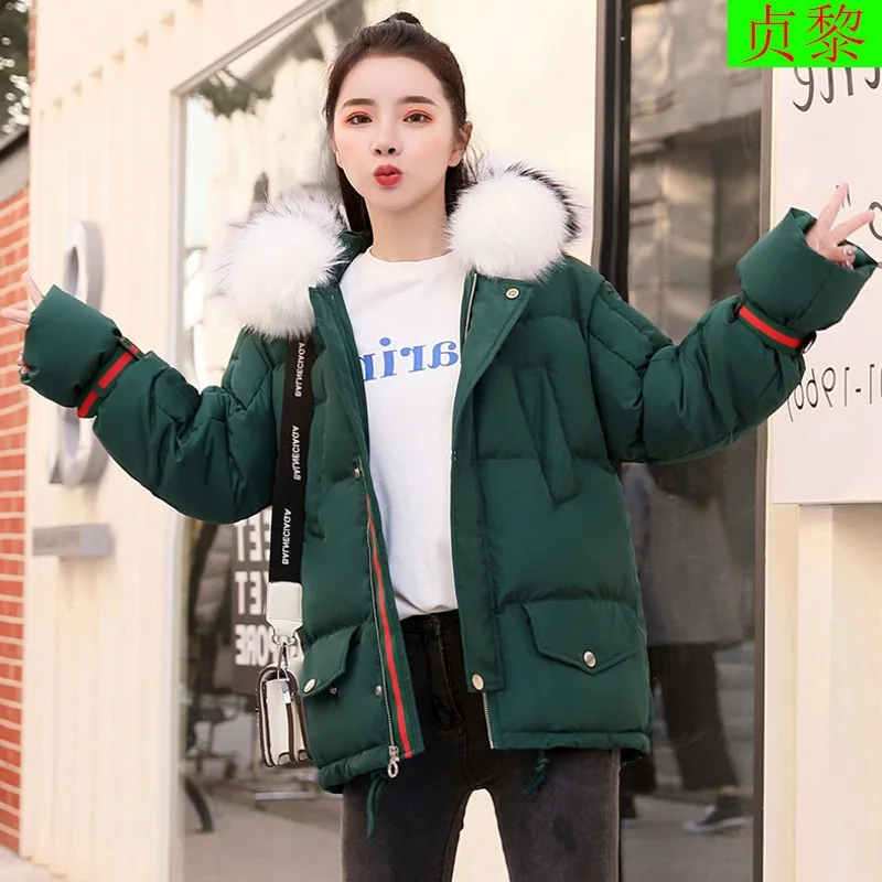 

2018 Winter New Style WOMEN'S Dress Short Cotton-padded Clothes down Coat CHIC Fashion Korean-style Small Cotton-Padded Jacket C