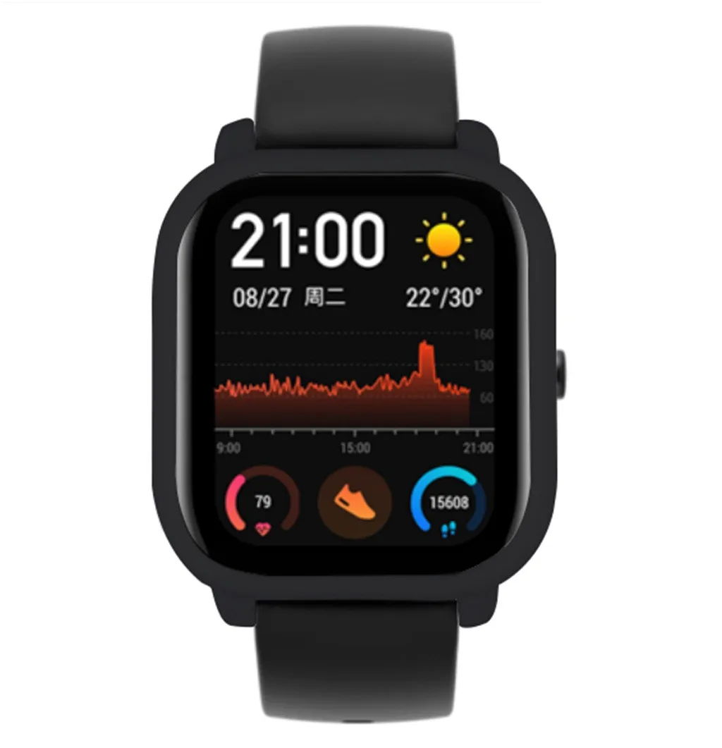 Чехол для Xiaomi Huami Amazfit GTS Smart Watch TPU силиконовый защитный чехол сменная пленка Защитная крышка 19Sep