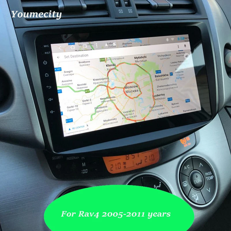Автомобильный DVD для Toyota Старый RAV4 Аудио Видео Стерео GPS Радио RDS Wifi 2006 2012 1024*600 HD