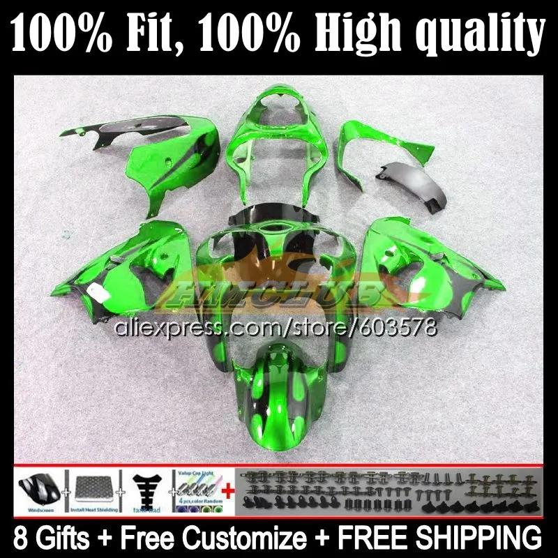 Корпус OEM для KAWASAKI NINJA ZX9 ZX 9R 9 R 900CC ZX9R 02 03 119CL.91 ZX900 900 CC ZX-9R 2002 2003 инъекция обтекатель
