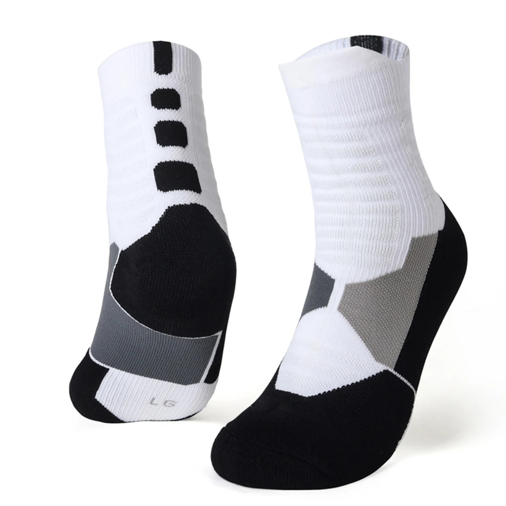 Men Thermal Sports Socks Outdoor Cycling Hiking Non-slip Sports Winter Long Tube Cotton Socks
