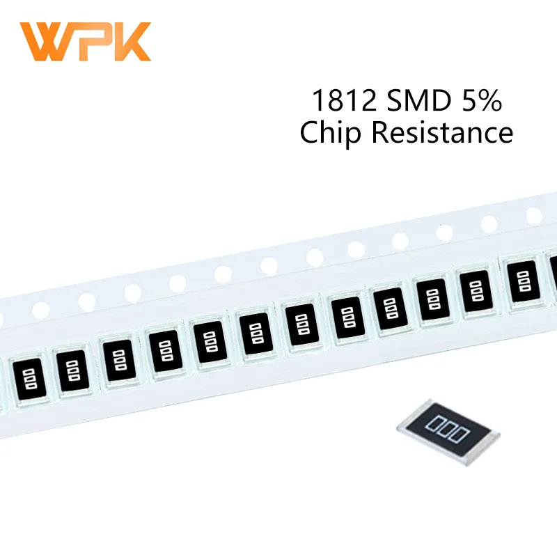 Комплект резисторов 100 SMD 1812 шт. допуск 5% 0R-22M 3M 3 M 6 9 4 7 10 Ом доступно полное значение